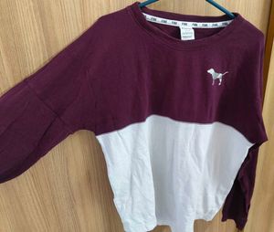 ✨Victoria’s Secret PINK colorblock sweatshirt