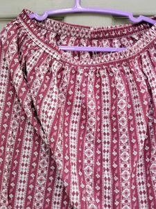 Pure Cotton Churidar Set With Bottom And Duppatta