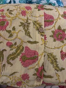 Yellow Floral Kurti