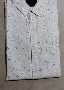 Patterned Button-Down Shirt