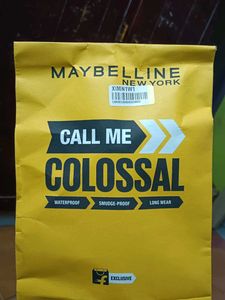 New Maybelline Colossal Mascara