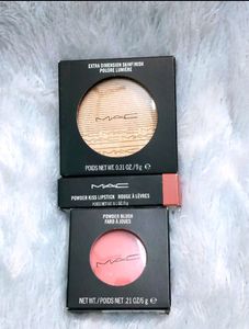 MAC Lip stick, Blush And Highlighter