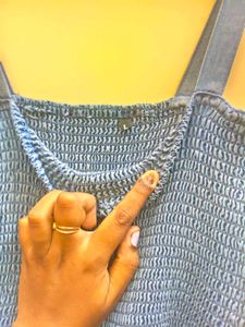 Denim Like Maxi Jumpsuit