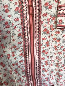 Here And Now A Line Printed Kurti