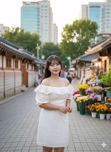 Off-Shoulder White Dress