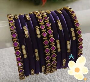 silk thread Bangles set
