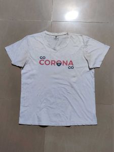 Mojo Track Corona White Tshirt