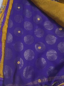 Mustard Yellow Saree