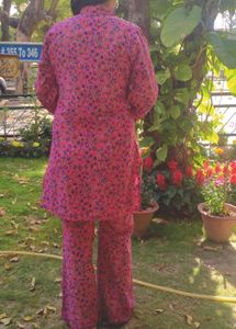 Pink High Low Coord Set