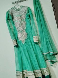 Elegant Green Gown Suit💗