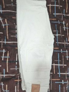 Zara Beige Denim Jeans