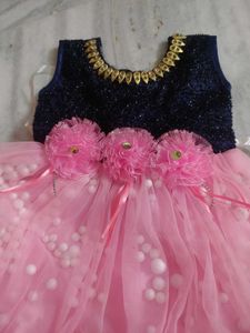 Pink Tulle Party Dress