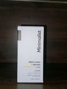 Minimalist Alpha Lipoic + Glycolic 07% Cleanser