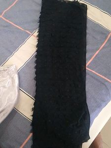 Black Stole With Heart And Daimond