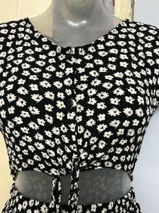 Floral Attached Two-Piece Set