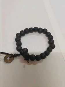 pure karungali mall Beaded Bracelet with Coin