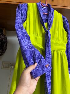🆕 Vibrant Korean Style Gown Suit
