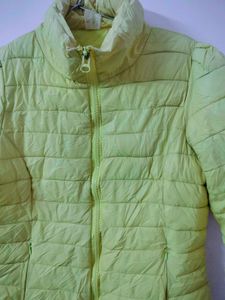 Stylish Yellow Puffer Jacket