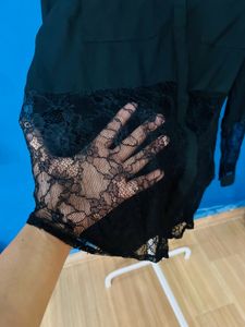 Black Net Shirt