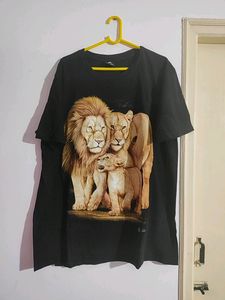 Lion Tshirt From Gir