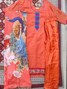 Fully Stitched Plazoo Set. Rest Colour