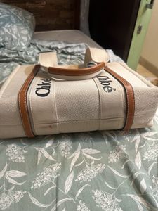 Chloe Multi Color Shopping Woody Medium Tote