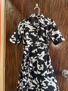 34 Bust Midi Dress With Belt For Girls/ Women