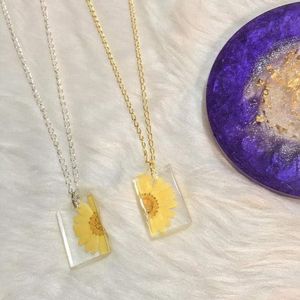 Real Flower Pendant Necklace🌼