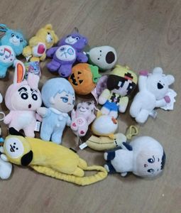Kawaii Plush Keychain Collection