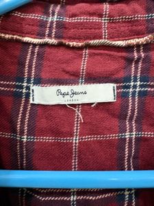 Pepe Jeans - Red Plaid Flannel