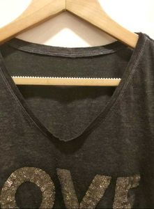 LOVE Sequin Graphic Tee