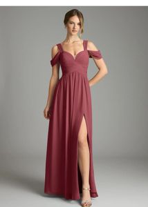 The Merlot Off-Shoulder Dress