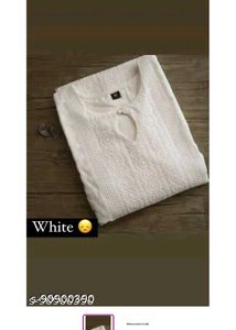 XXL White Embroidered Kurti NEW