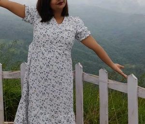 Floral Print Midi Dress