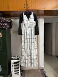 🆕 Patterned Maxi Dress suit