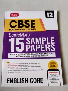 MTG CBSE Class 12 English Core Sample Papers
