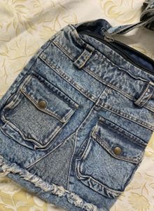 Denim Sling Bag