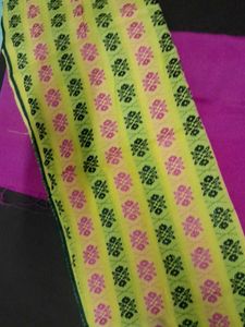 Yellow and Pink Suit Material