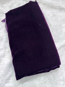 Premium Purple Velvet Dress Material