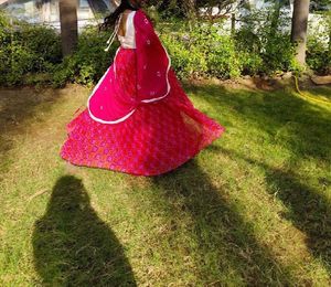 BIG SALE pink bandhani lahenga