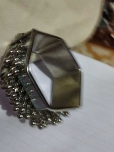 Vintage Silver Tone Ball Bracelet