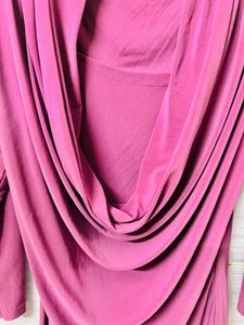 Pink Draped Top y2k