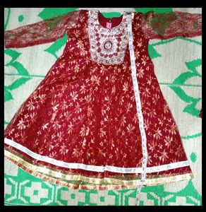 Netted Churidar For Girls