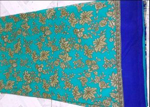Synthetic Crepe Saree
