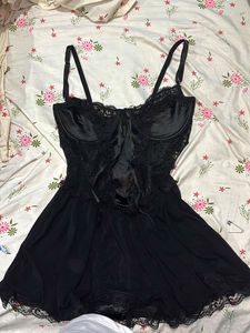 Black Lace Babydoll Lingerie