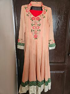 Coral Tones Women Full Suit