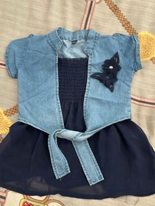 Baby Frock With Jacket