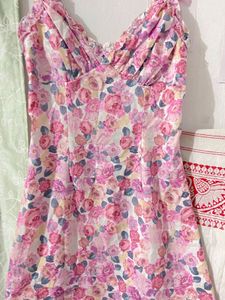 urbanic pink floral dress