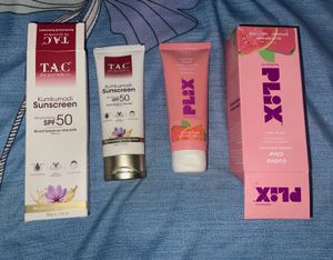 Combo Offer – TAC & Plix Sunscreen (For Oily Skin)