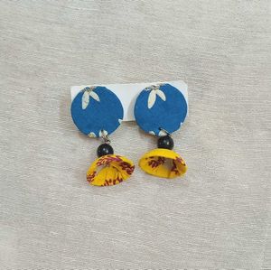 Handmade Textile Earrings